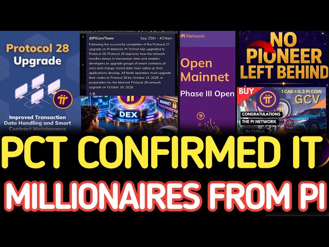 Pi Network Protocol 28 Upgrade; Pi DEX Mainnet Date & Can Pi Coin Really Make You Rich? PI UPDATE