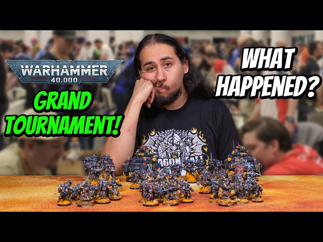 I Took My Black Templars To A 40k Grand Tournament! What Happened?