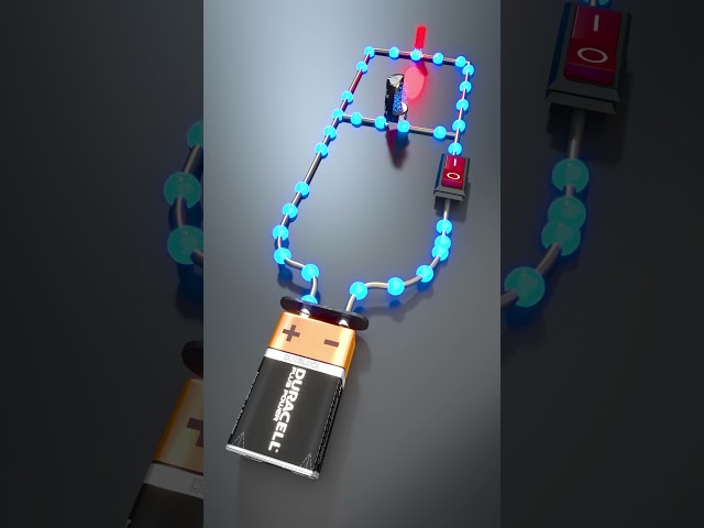 How a Capacitor, Resistor, and LED Behave in a Parallel DC Circuit 💡#Electronics #STEM #Engineering