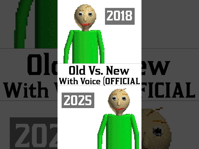 Old Baldi vs New Baldi π€ (Official) #baldisbasics