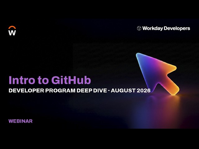 Git for Beginners | Developer Deep Dive Aug 2026