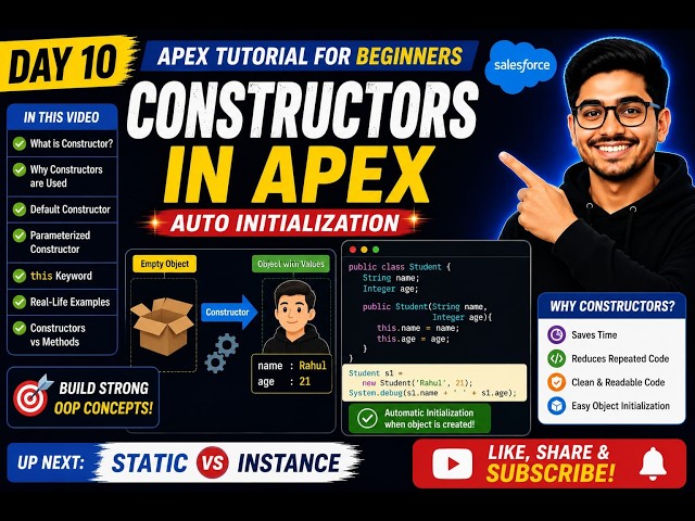 DAY 10 | Constructors in Apex