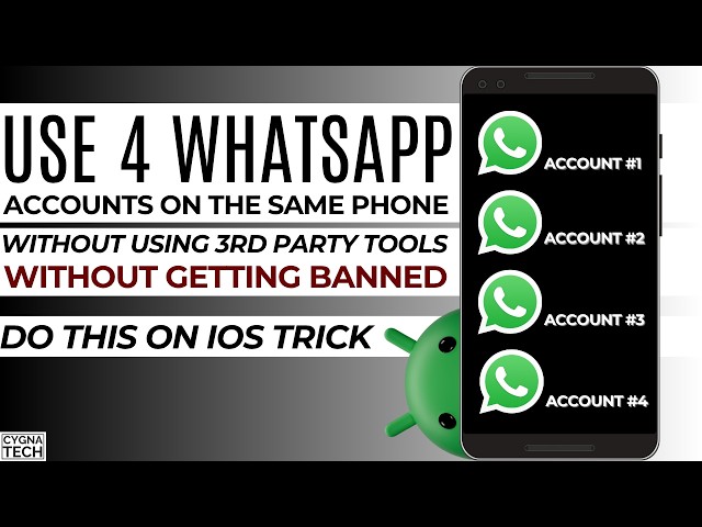 🔐 How to Safely Use 4 WhatsApp Accounts on the Same Device (WITHOUT 3rd Party Apps!)