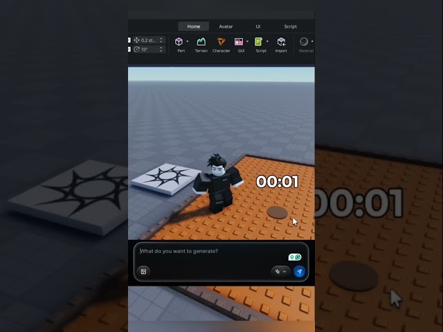I Made a Whole Roblox Game With AI 🤫🌲 | ForgeGUI Roblox #forgeguipartner #robloxdev #roblox