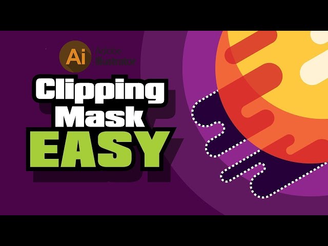 How to Make a Clipping Mask in Adobe Illustrator ( EASY Tutorial ) (HINDI)