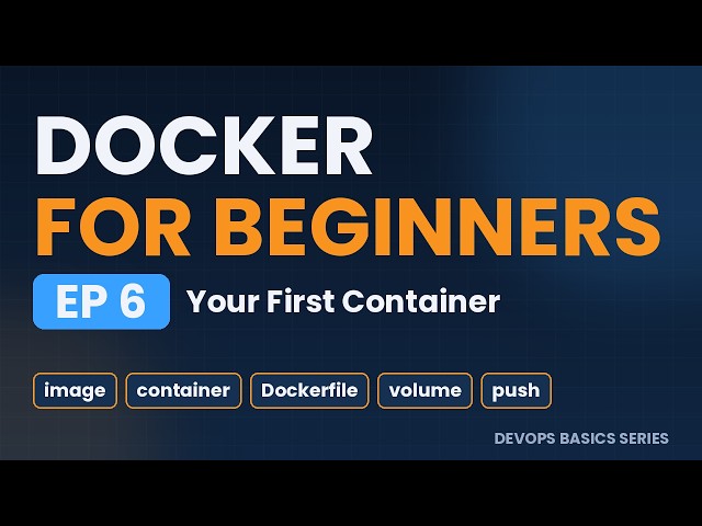 Docker for Beginners: Containerize Your First App (Step by Step)