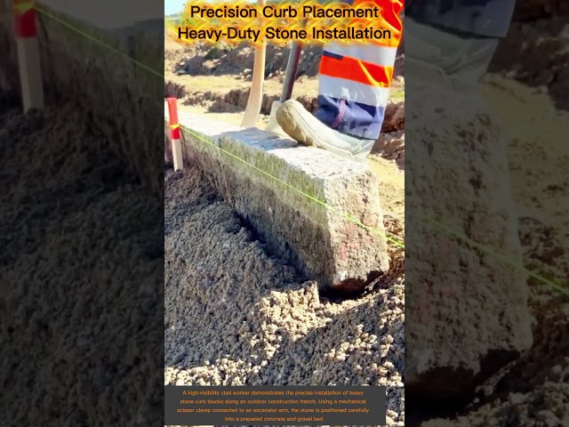 How Pros Install Heavy Stone Curbs With Perfect Precision