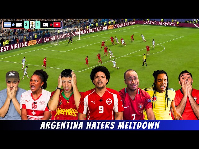 Argentina Rivals & Haters MELTDOWN 😭 Switzerland 1-3 Argentina