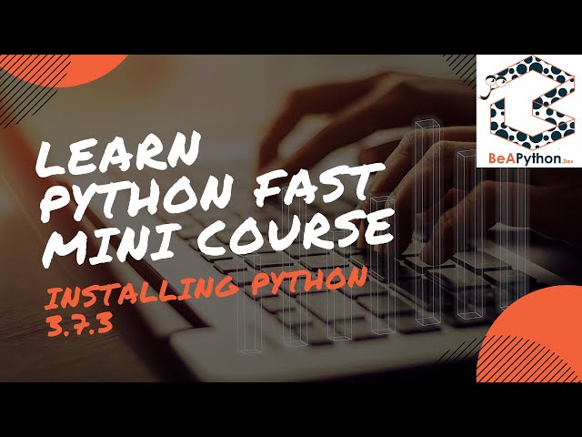 Installing Python 3.7.3 and Visual Studio Code on Windows 10