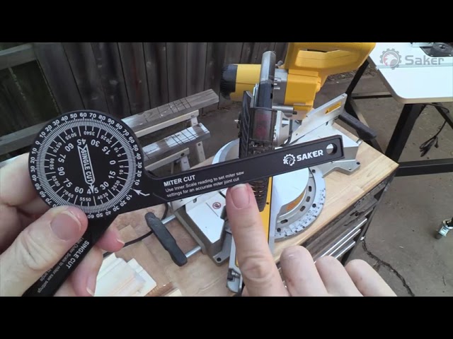 Saker Miter Saw Protractor "Aluminum" Review Does It Work？