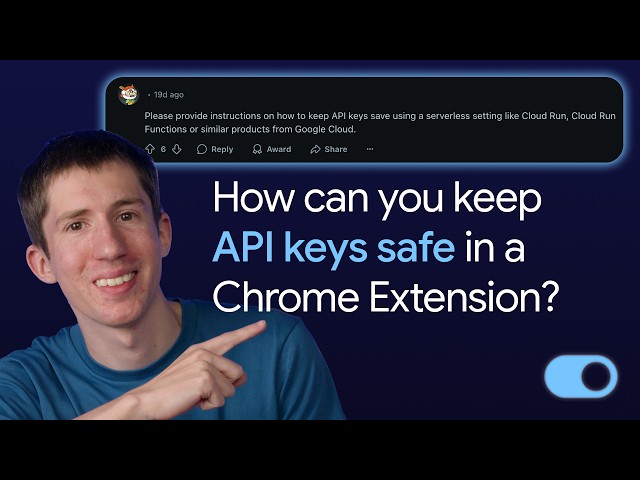 How to protect Chrome extension code and API keys