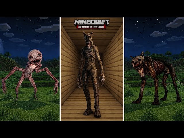 7 Minecraft Horror Mods For Bedrock/Pocket Edition| Minecraft Horror Mods For BEDROCK EDITION 