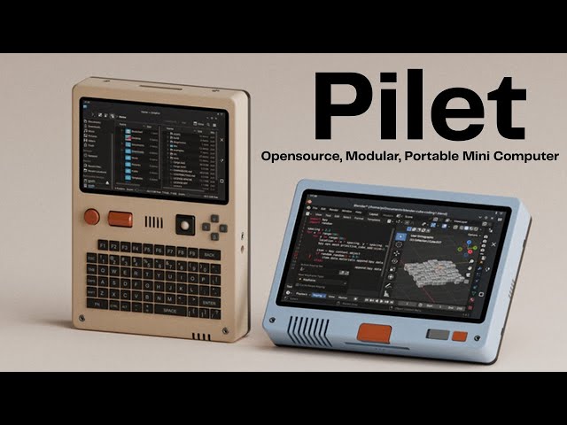 Pilet Raspberry Pi 5 Handheld PC - Open Source Modular Computer Review