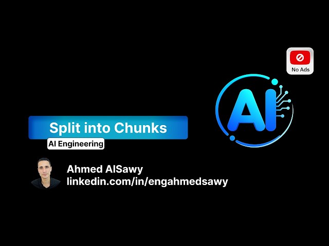 Split into Chunks | AI RAG Course 2026
