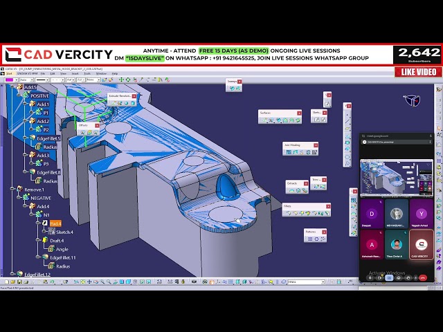 Sheet Metal Remastering Day 3 | Dump to Parametric | CATIA | MNC OEM Method