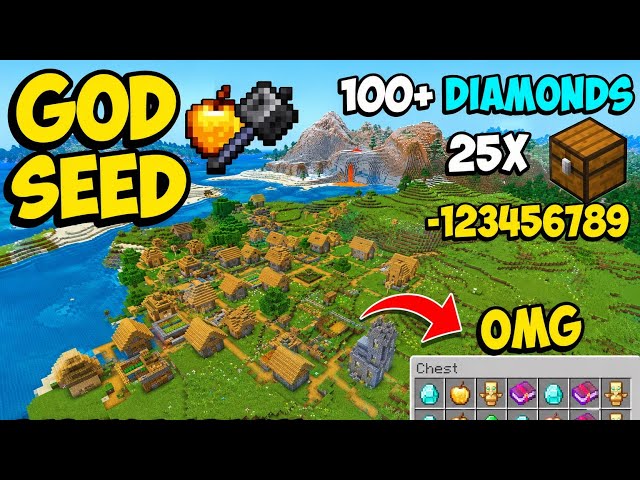 Ultimate (god seed) for java minecraft best big village seed