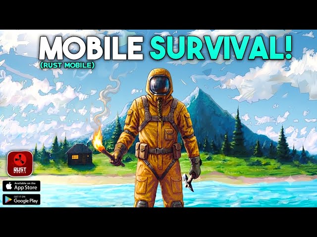 THE BEST MOBILE SURVIVAL GAME IS HERE (Rust Mobile)