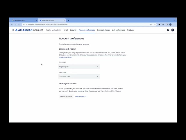 Trello Guide for Team Members: Profile Settings