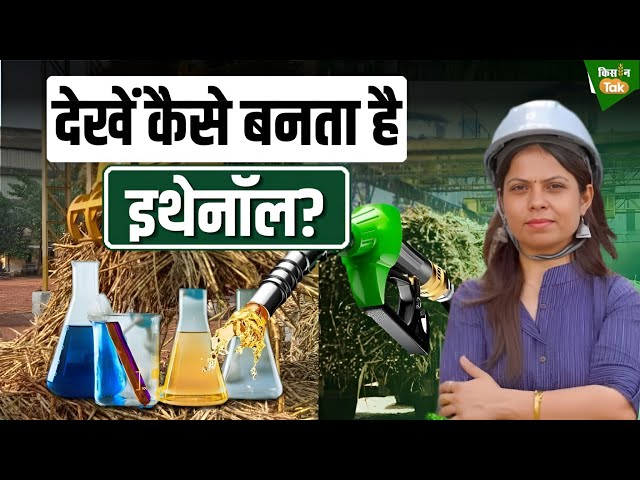 Ethanol Making Process: गन्ने से इथेनॉल बनने की पूरी प्रोसेस ये रही | Sugarcane | kisan Tak