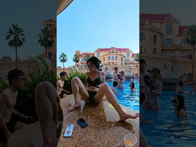 Candid Moments with Beautiful Models #dance #poolparty #models #shanghai