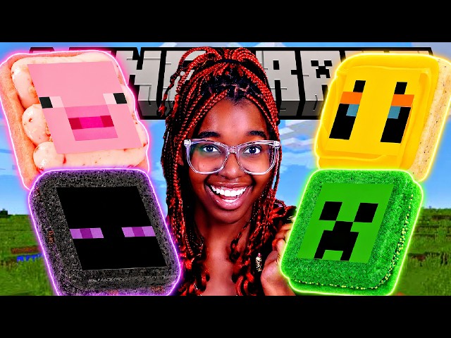 I TRIED THE MINECRAFT CRUMBL COOKIE COLLAB...