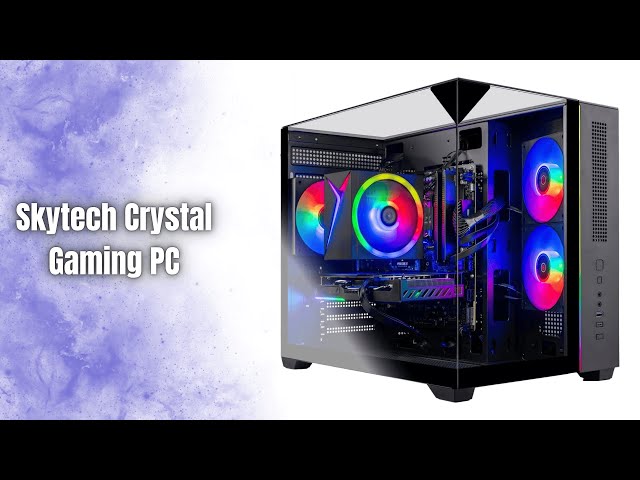 Skytech Crystal Gaming PC Review | Ryzen 7 + RTX 5050 Powerhouse! | Best Budget Build 2025