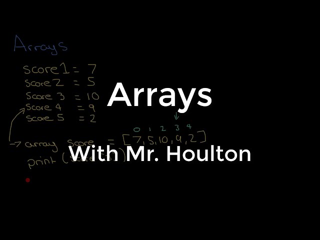 2.2.3 - Arrays - Revise GCSE Computer Science
