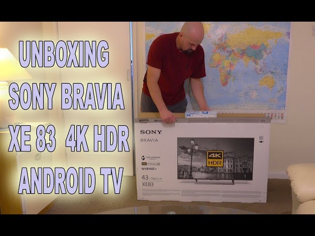 UNBOXING SONY BRAVIA XE83 4K ANDROID TV
