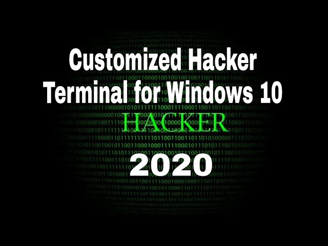 Hackers Terminal For Windows 10