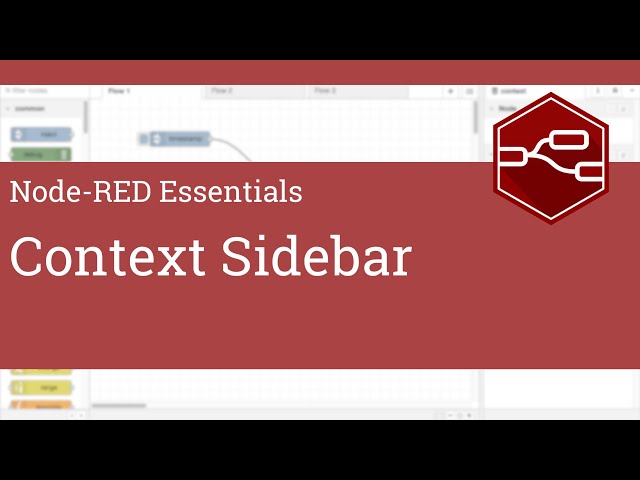 Context Sidebar - Node-RED Essentials