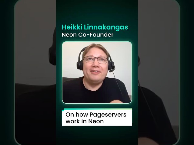 What's the Responsibility of Pageservers in Neon's Architecture?