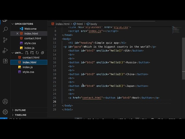 Interactive Quiz app | HTML CSS AND JS PROJECTS
