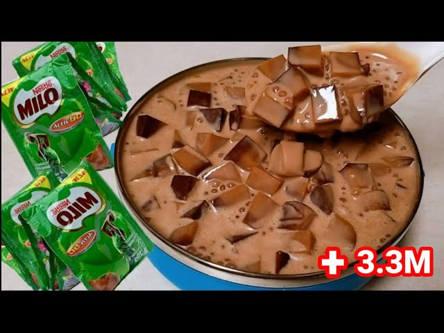 Trending!!! MILO JELLY SALAD /Super Sarap! / Perfect Dessert! Must Try