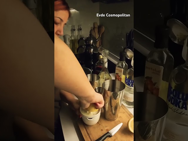 Evde Kolay Cosmopolitan Kokteyl
