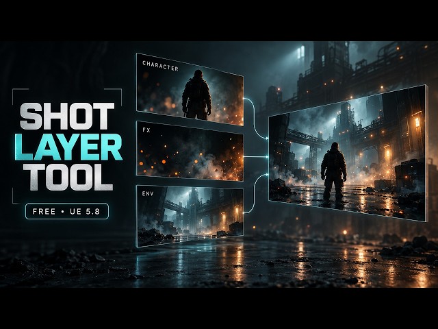 FREE Shot Layer Tool for Unreal Engine 5.8 | Movie Render Graph Layers