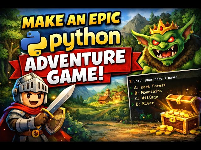 “Create an Epic Python Adventure Game! | Terminal RPG Tutorial”