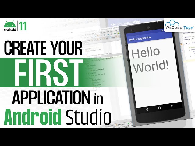 Android Project: Creating First Application In Android Studio