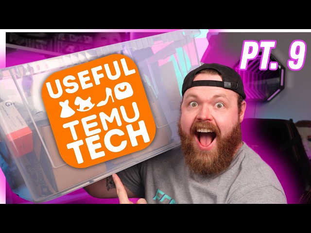 Actually Useful Temu Tech Part 9 – Gear, Gadgets, and Good Surprises!