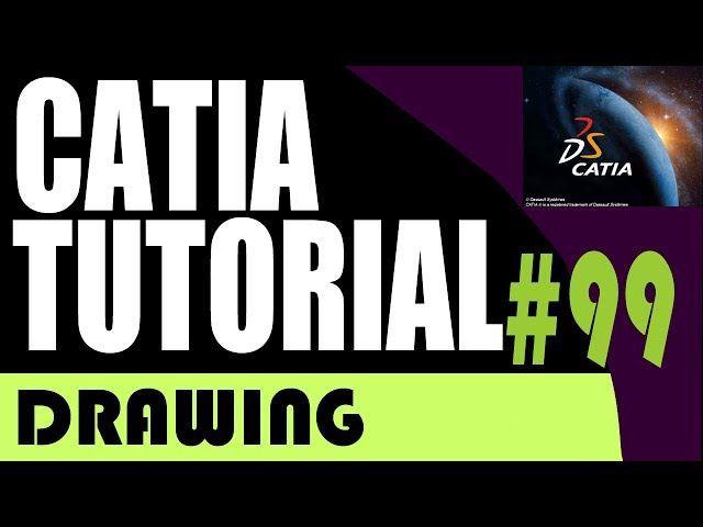 99 CATIA drawing Tutorial: Details View