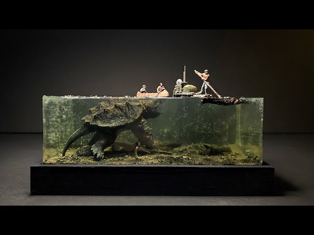 Alligator Snapping Turtle Resin Diorama | Testing the new (unreleased) Anycubic Photon Ultra!