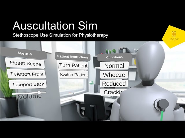 Immersive Projects Showcase 2024 T2 Auscultation Sim