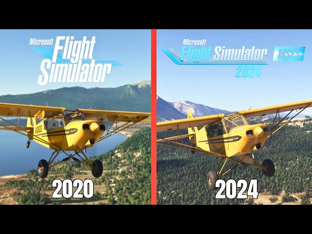 Microsoft Flight Simulator 2020 VS MFS 2024 - Direct Comparison
