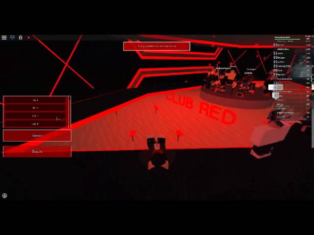 Roblox Club Red Glitch