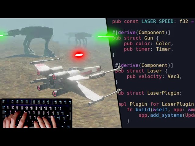 ASMR programming STAR WARS - RUST & BEVY