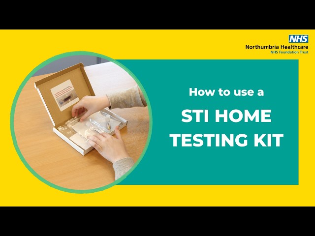 How to use a STI home testing kit