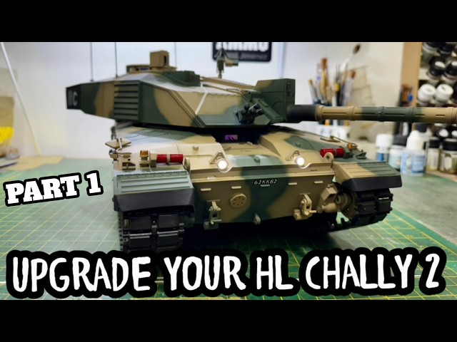 HENG LONG CHALLENGER 2 7.0 HOW TO MODIFIY & CUSTOM PAINT, CHEAP AIRBRUSH KIT. Part 1 #howto #rctank