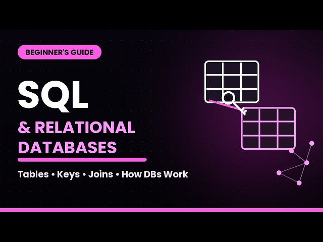 SQL & Relational Databases Explained (Beginner's Guide)