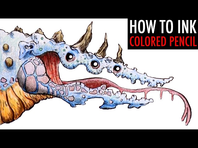 How to Draw with Ink - Colored Pencil