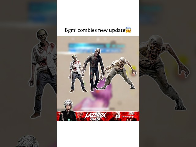 BGMI zombie new update😱 | #bgmi #pubg #zombie #shorts #ytshorts