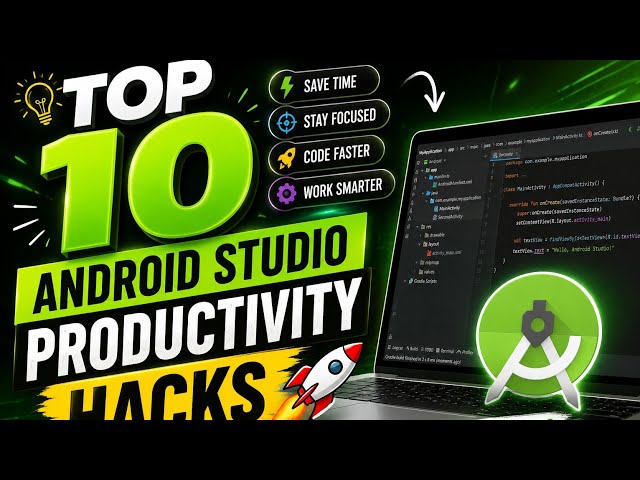Top 10 productivity tips related to Android Studio. #Android #productivity #Programming.